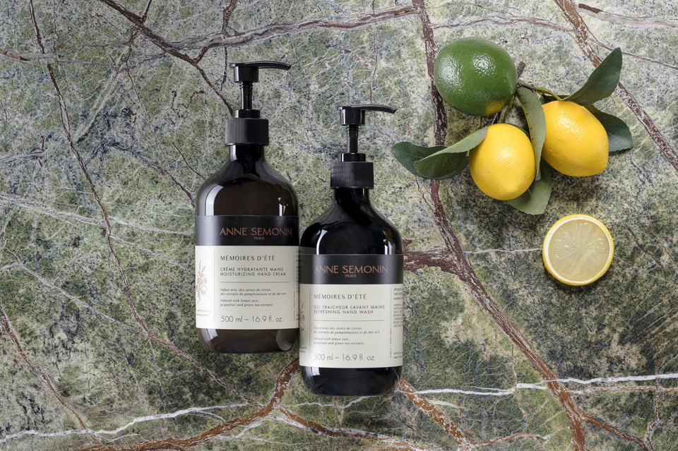 Gel Lavant et Crème Hydratante Mains Mémoires d'été