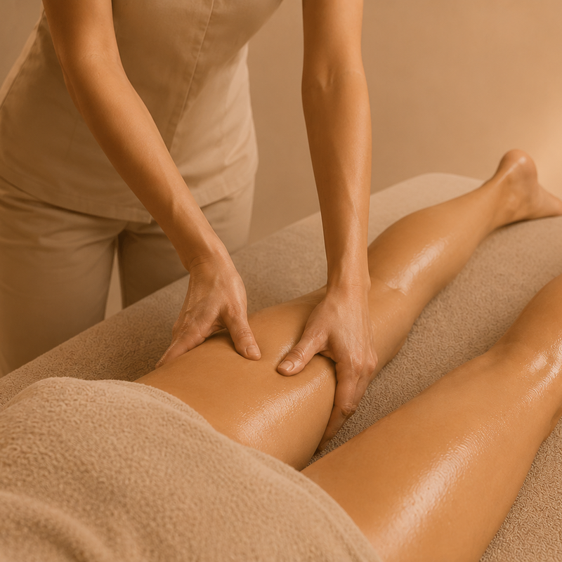 massage sculptant jambes