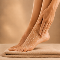 PIEDS AVEC GOMMAGE