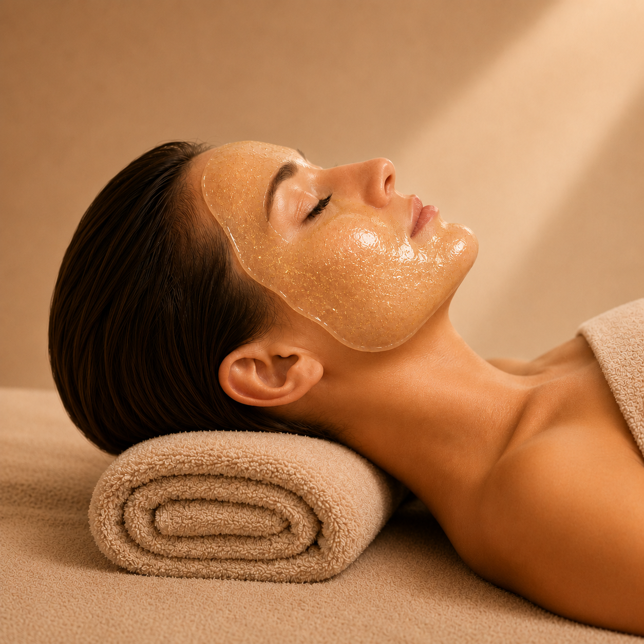 masque visage or