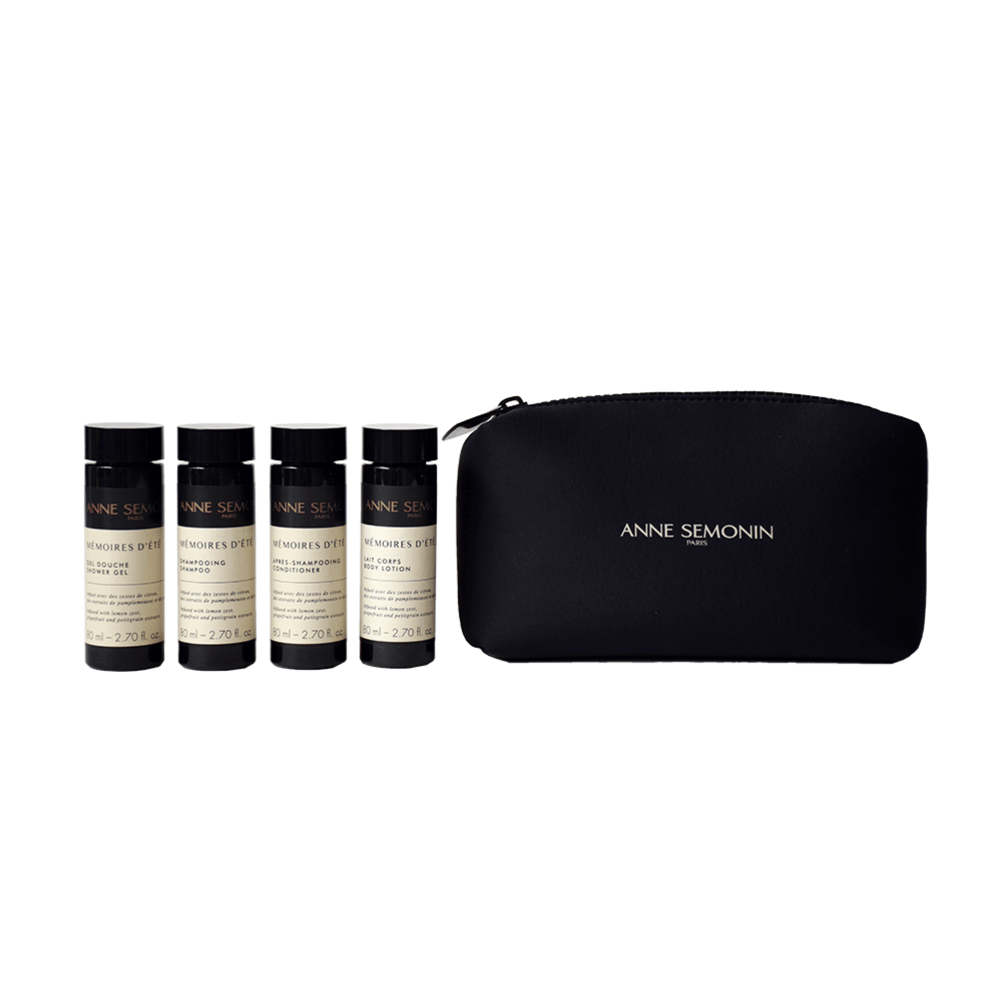anne semonin Trousse Découverte Mémoires d'Été Bain & Corps-4 x 80 ml-Anne Semonin