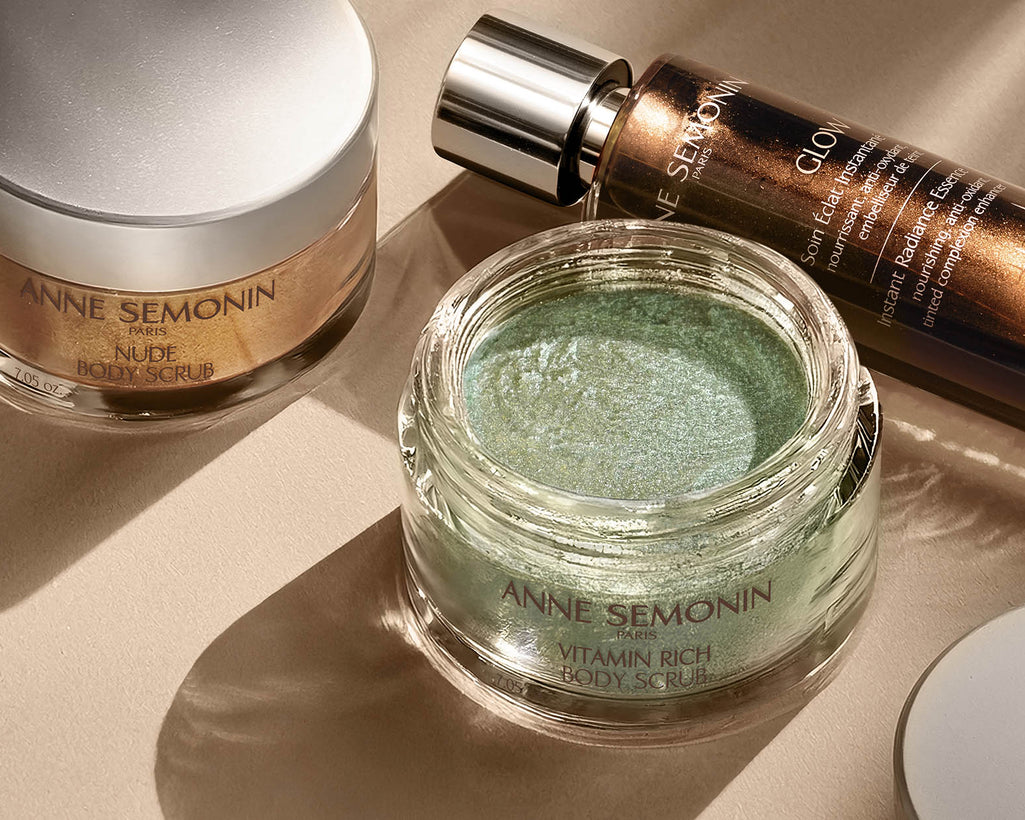 Gommage corps luxueux et serum visage
