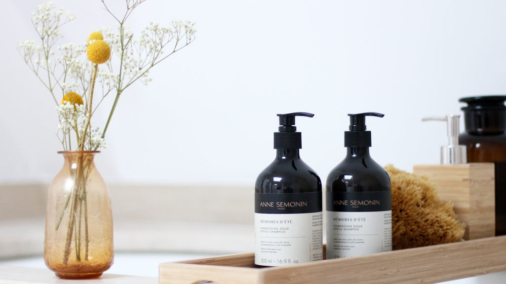 shampoing et apres shampoing grand flacon