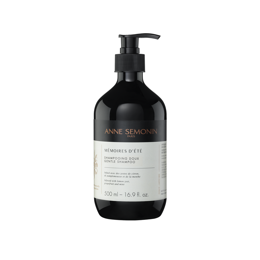 Grand flacon shampoing cheveux