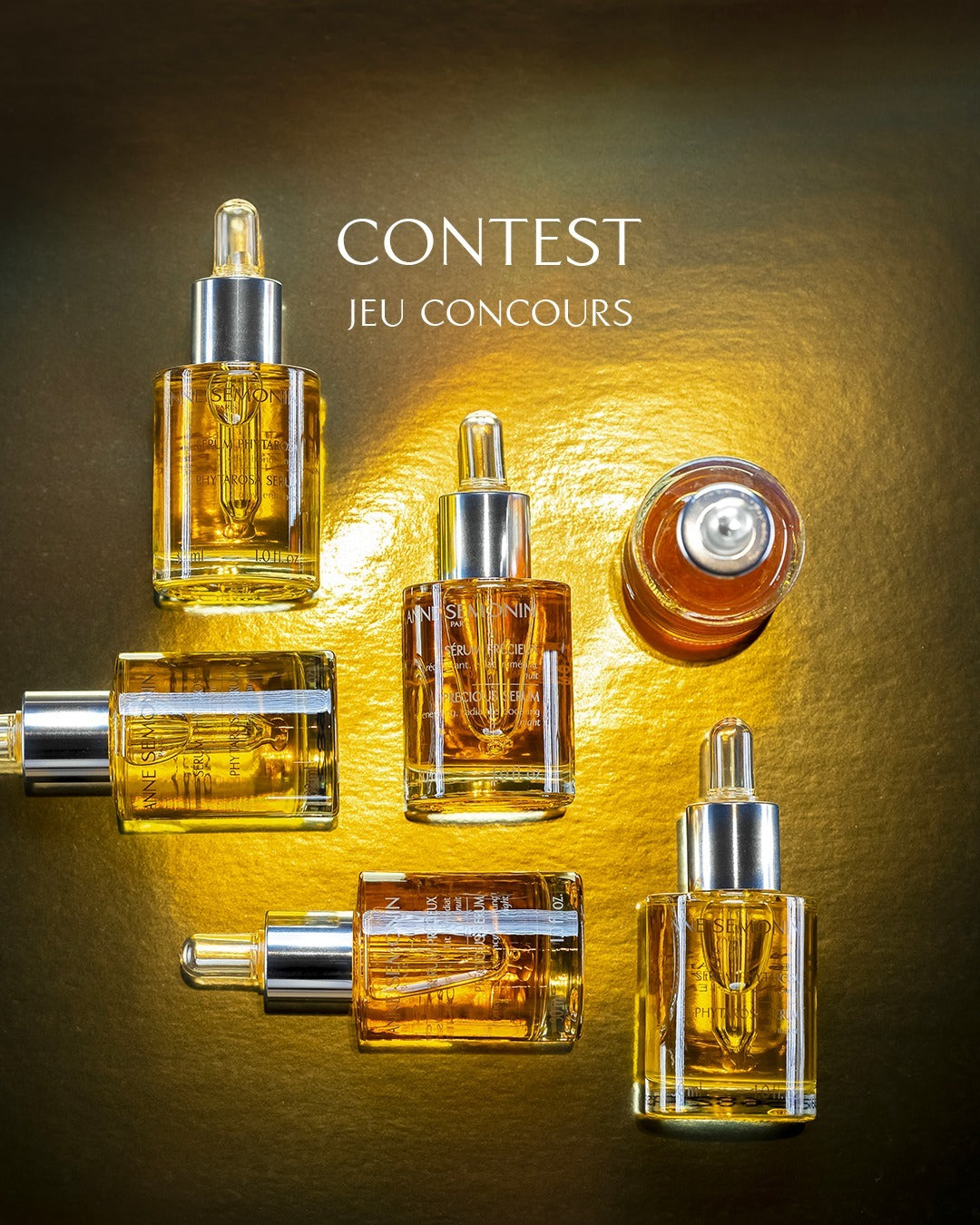 https://www.instagram.com/p/CmwnDvtq8PZ/[SHARP-CAPTION]CONTEST 💌

The Anne Semonin Advent calendar continues! Today, the Precious Serum is in the spotlight: a powerful cocktail of Damask rose, geranium, rosewood and lavender essential oils to effectively target the effects of skin imbalance during age-related or seasonal changes. For a chance to win this night elixir :

- Like the publication
- Subscribe to @annesemoninfrance
- Tag two of your friends under this post

You have until January 5th to participa